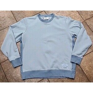 Ovadia New York Men’s Sky Blue Crewneck Sweatshirt Pullover Cotton Lrg Grunge